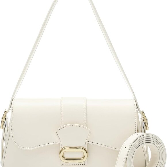 Shoulder Bag PU Leather Classic Clutch Purse Women Trendy Purses Portable - Picture 1 of 7